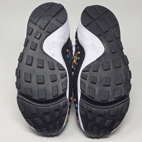 Nike Women Air Footscape Woven Black Multicolor Rainbow FB1959-002 Size 10.5 New - Picture 6 of 10